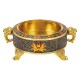ALSANIDI, Traditional incense burner, Brown, Size 13.5*9.7*7.7 Cm