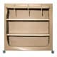 ALSANIDI, Outdoor Iron Kit Storage Cupboard, Backyard storage shed, Sandy, Size 193*65*200 Cm