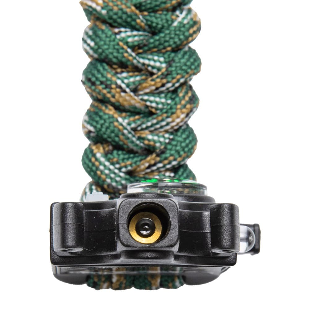 ALSANIDI, Multi-function Outdoor Survival Bracelet, Emergency Survival Bracelet, Green, Size 24*3.8*1.5 Cm