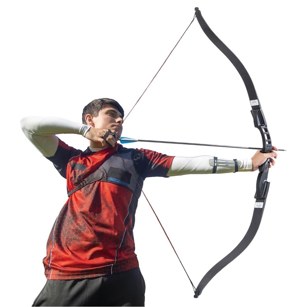 DPT, curved bow for archery, Black, Size1.4*0.248 م