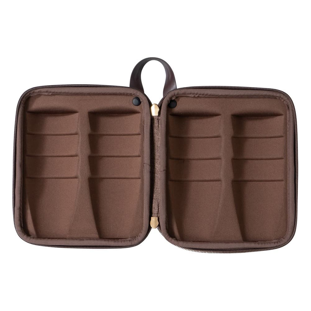 ALSANIDI, Empty anti-shock cups bag, Tea cups Bag, Oud, Size 15*17*7.2Cm