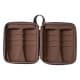 ALSANIDI, Empty anti-shock cups bag, Tea cups Bag, Oud, Size 15*17*7.2Cm