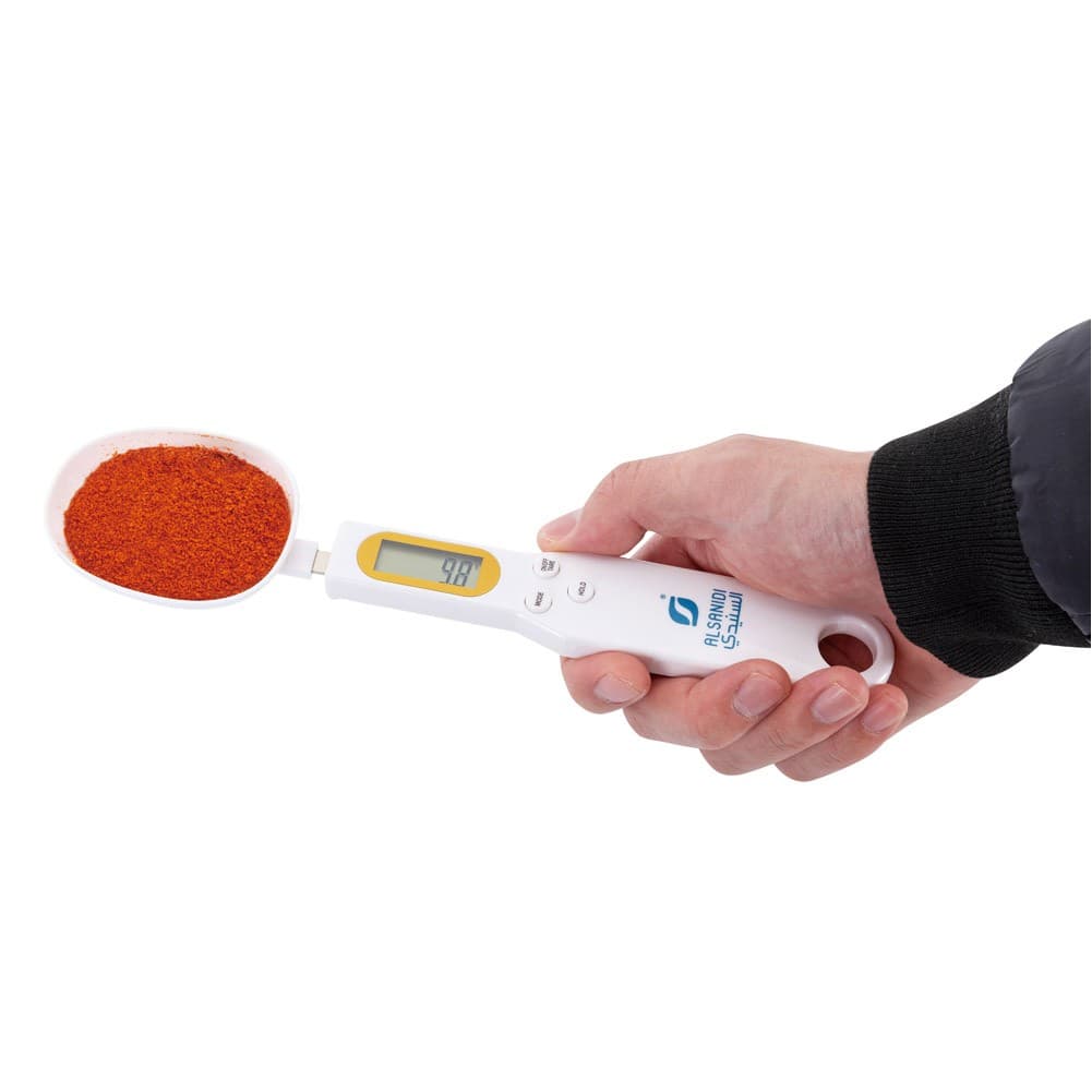 ALSANIDI, Measuring Spoon Set, Standard Measuring Spoon, White, Size23*5.8*2 Cm