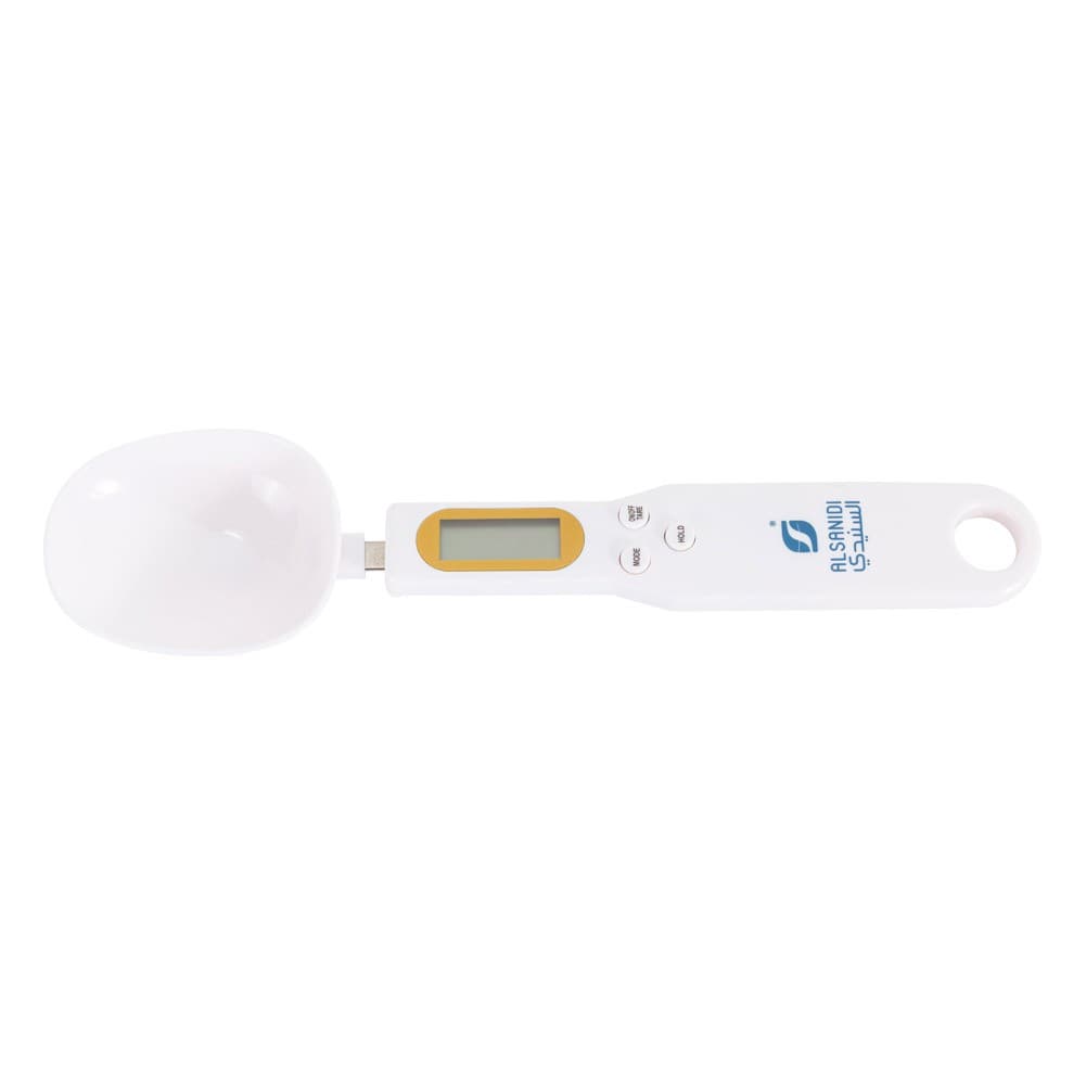 ALSANIDI, Measuring Spoon Set, Standard Measuring Spoon, White, Size23*5.8*2 Cm