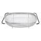 ALSANIDI, Multi-purpose aluminum strainer, Silver, Size34*24.5*10Cm