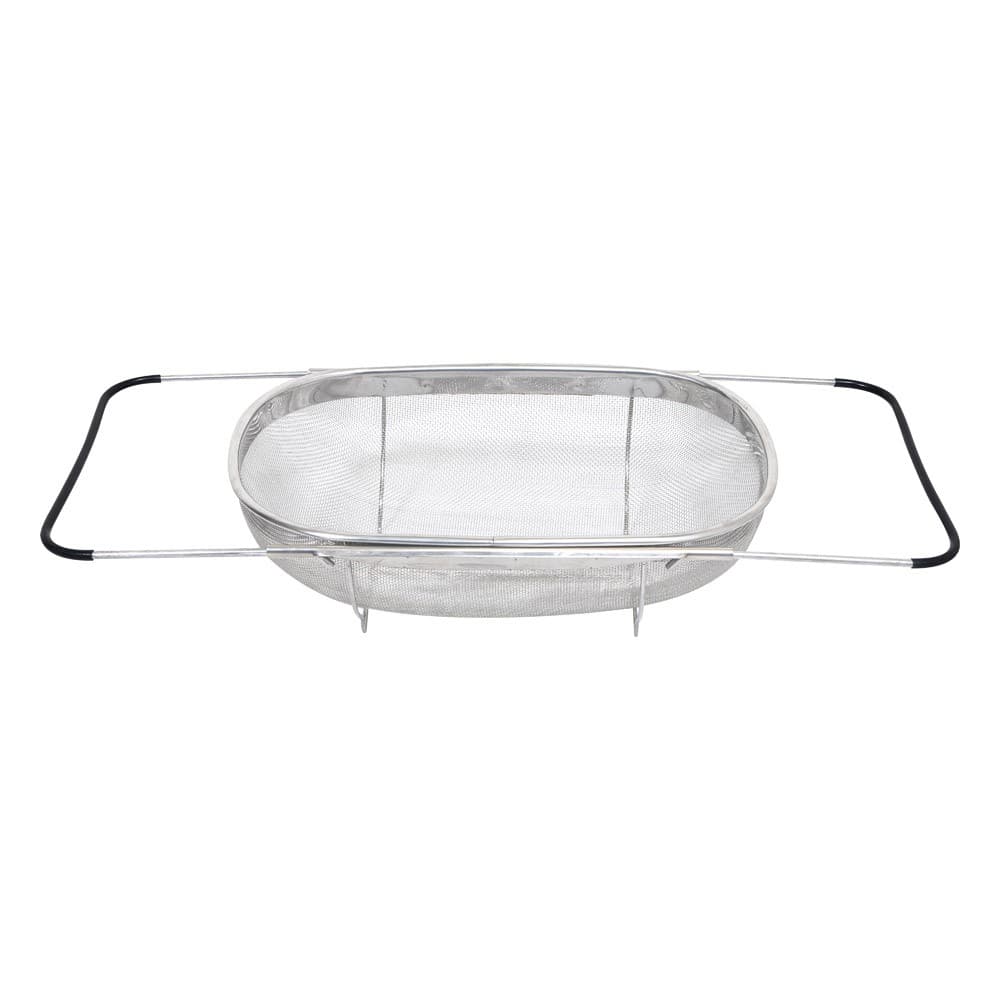 ALSANIDI, Multi-purpose aluminum strainer, Silver, Size34*24.5*10Cm