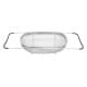 ALSANIDI, Multi-purpose aluminum strainer, Silver, Size34*24.5*10Cm