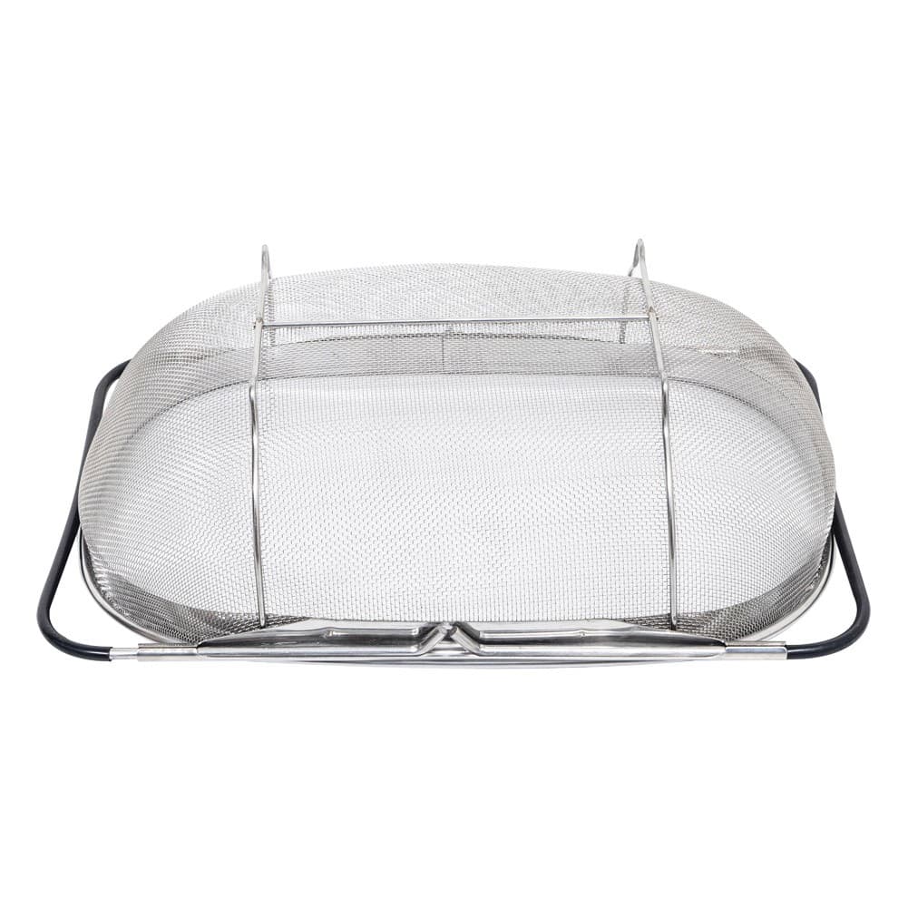 ALSANIDI, Multi-purpose aluminum strainer, Silver, Size34*24.5*10Cm