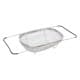 ALSANIDI, Multi-purpose aluminum strainer, Silver, Size34*24.5*10Cm