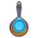 ALSANIDI, Measuring Spoon Set, Standard Measuring Spoon, Multicolored , Set 4 pcs