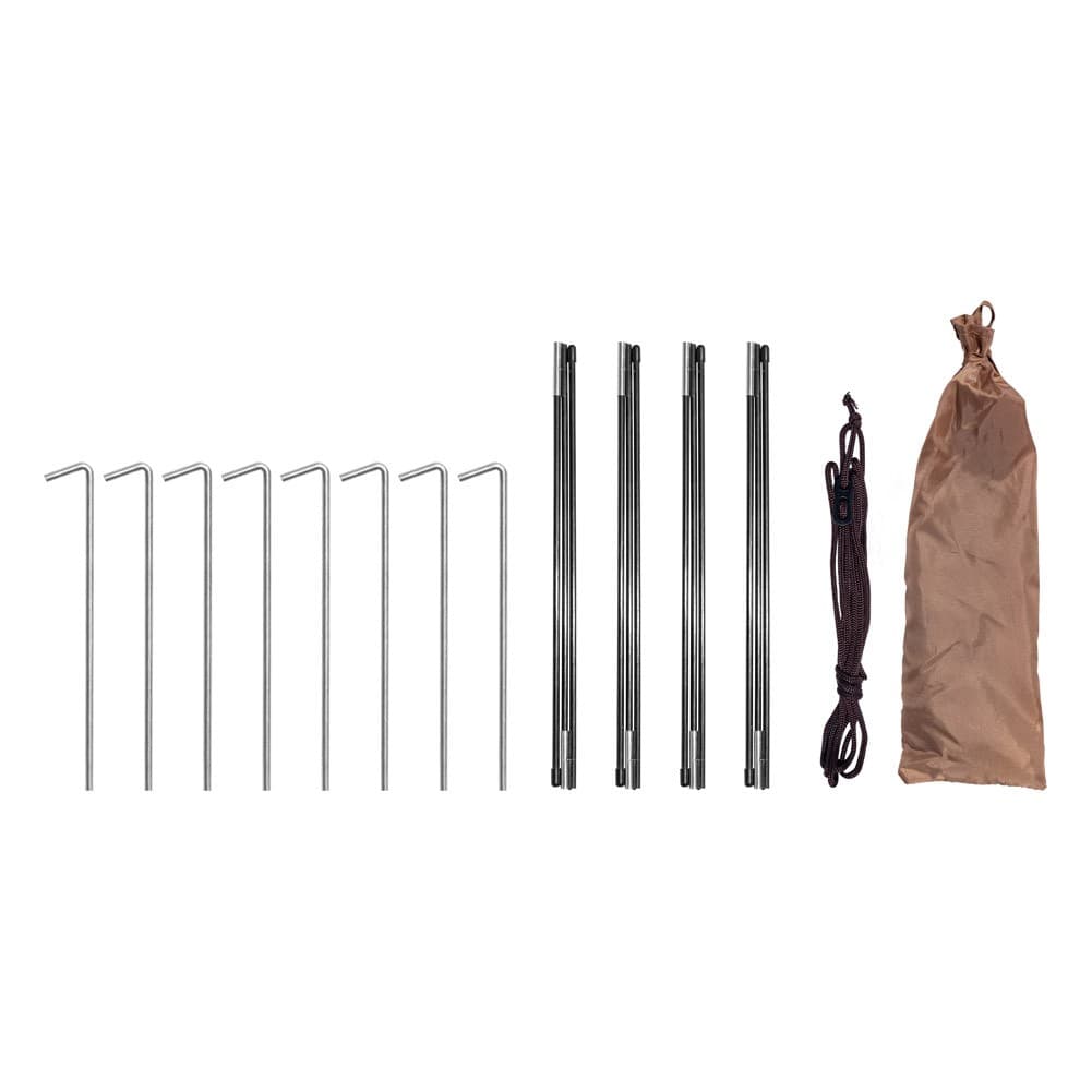 ALSANIDI, Nylon windbreak for trips, Camping Curtain, Sandy, Size320*320*145 Cm