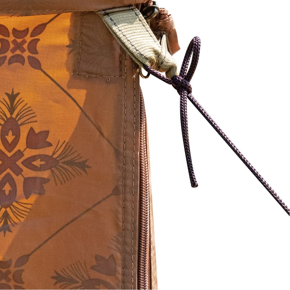 ALSANIDI, Nylon windbreak for trips, Camping Curtain, Sandy, Size320*320*145 Cm