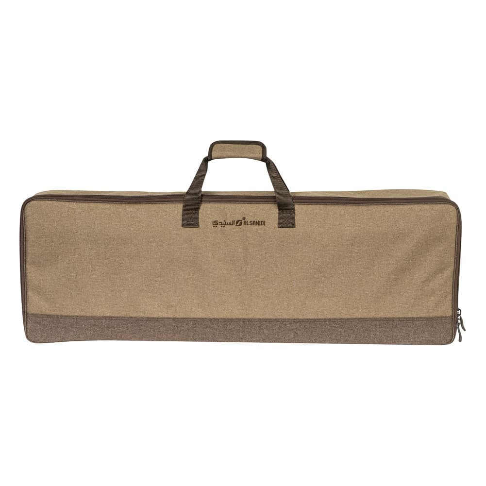 ALSANIDI, Charcoal grill for trips, Portable Charcoal Grill, Silver, Size 71*32.5*69.5 Cm