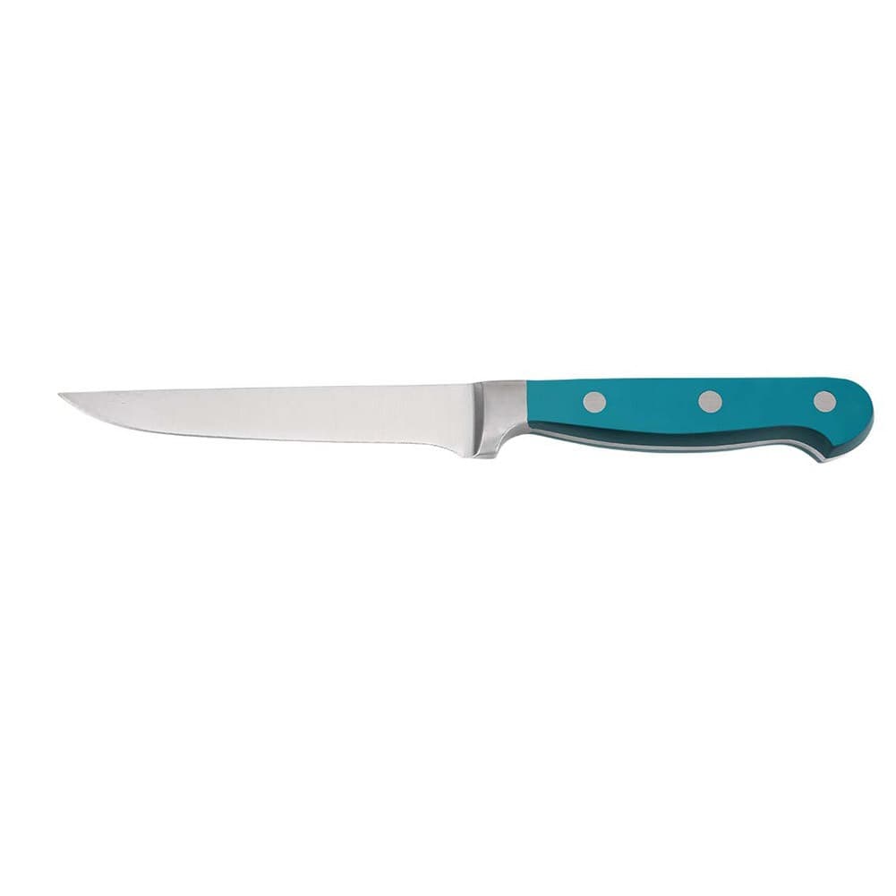 ALSANIDI, Butcher Stainless steel knife, Kitchen knife, Turquoise, Size 5 inch