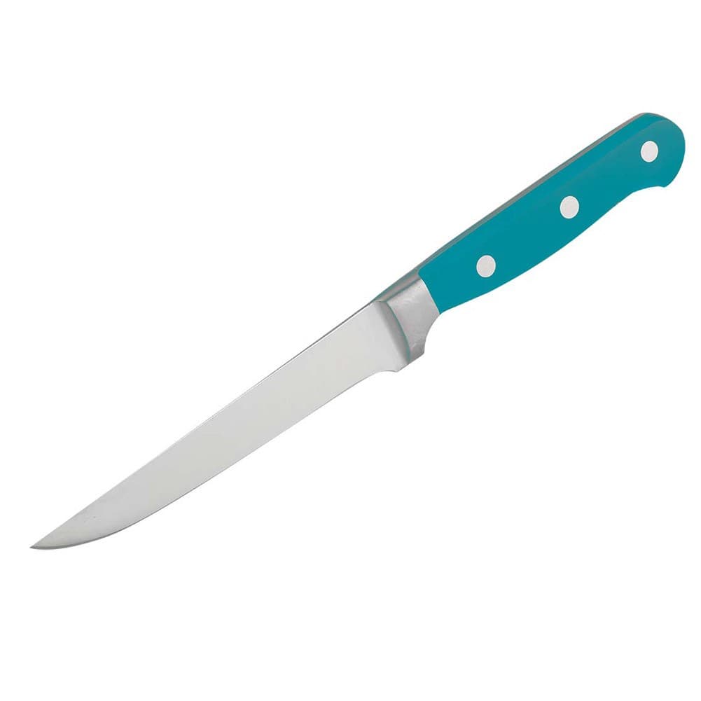 ALSANIDI, Butcher Stainless steel knife, Kitchen knife, Turquoise, Size 5 inch