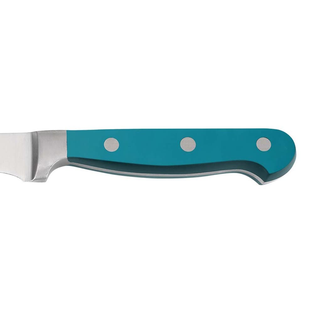 ALSANIDI, Butcher Stainless steel knife, Kitchen knife, Turquoise, Size 5 inch