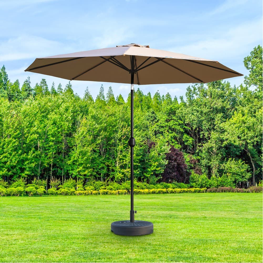 ALSANIDI, Garden and camping umbrella, Portable Car Umbrella, Kaki, Size 300 Cm