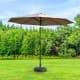 ALSANIDI, Garden and camping umbrella, Portable Car Umbrella, Kaki, Size 300 Cm