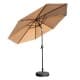 ALSANIDI, Garden and camping umbrella, Portable Car Umbrella, Kaki, Size 300 Cm