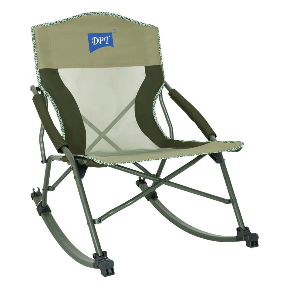 DPT, Foldable Camping Chair, Trips Chair, Green, Size53*35*38.5*80Cm