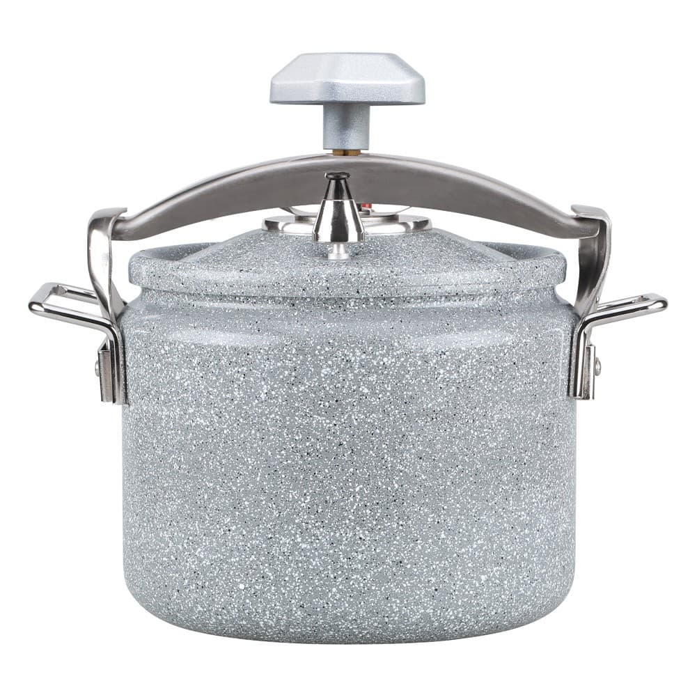 ALSANIDI, Ceramic coated pressure cooker, Pressure Cooker, Gray, capacity 5 L