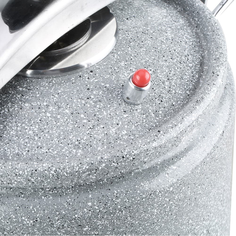ALSANIDI, Ceramic coated pressure cooker, Pressure Cooker, Gray, capacity 5 L