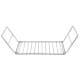 ALSANIDI, Foldable Fire Stand, Portable mini barbecue charcoal grill for picnics, Silver, Size 15.5*20*37 Cm