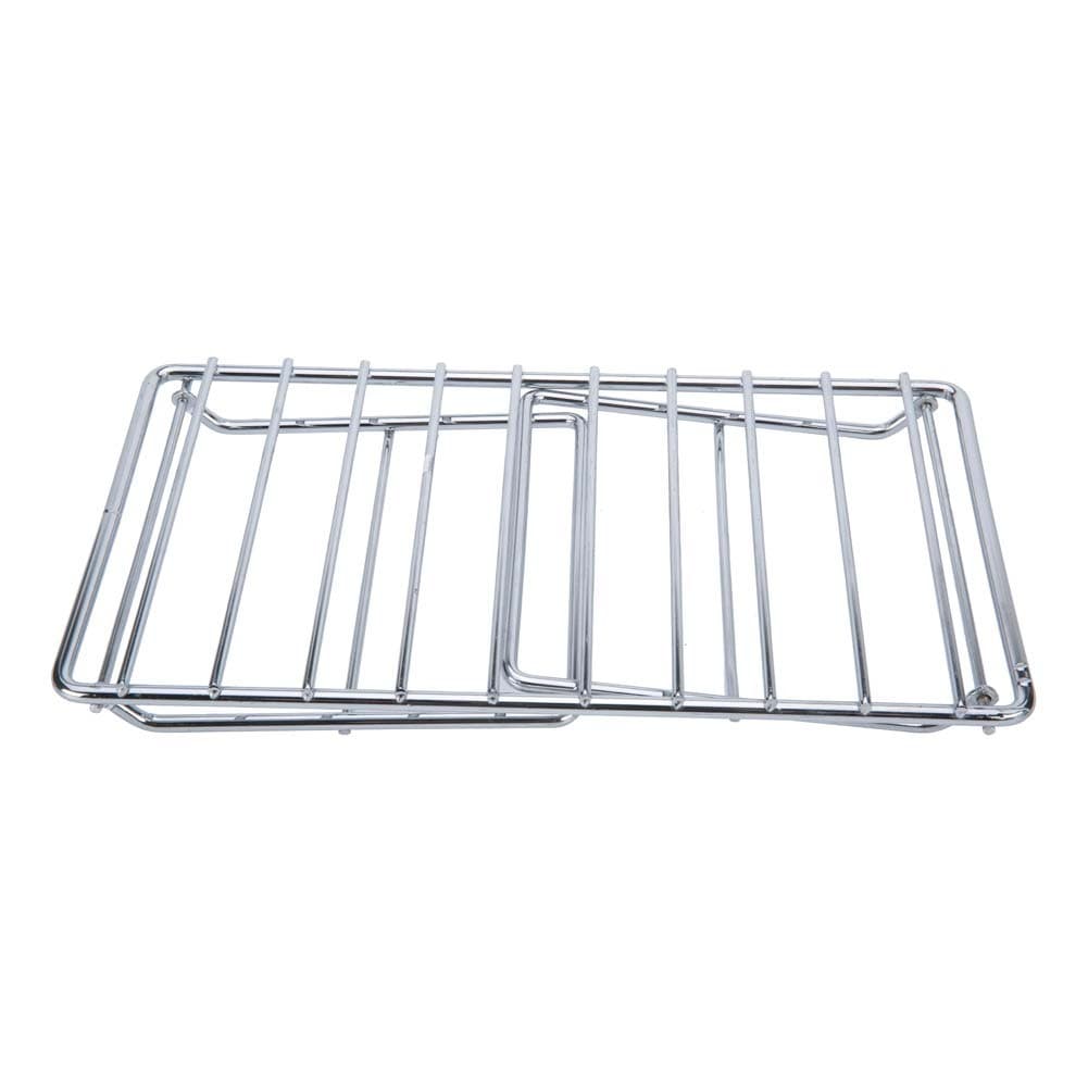 ALSANIDI, Foldable Fire Stand, Portable mini barbecue charcoal grill for picnics, Silver, Size 15.5*20*37 Cm