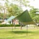 ALSANIDI, Road Umbrella, Portable Car Canopy, Green, Size 3.1*4.3 Metre