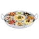 ALSANIDI, Breakfast serving trays, Breakfast tray, Silver, Size 43 Cm
