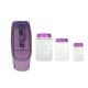 ALSANIDI, spices set bag, Completed spices cans, Lilac, Set 3 pcs