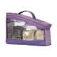 ALSANIDI, spices set bag, Completed spices cans, Lilac, Set 3 pcs