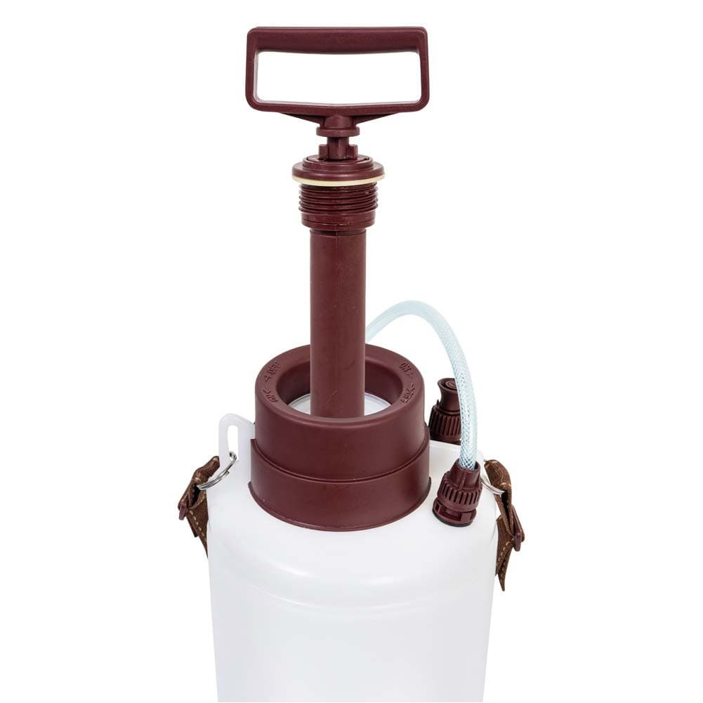 ALSANIDI, Portable Bidet for Outdoor Trips, Brown*White, capacity 5 L