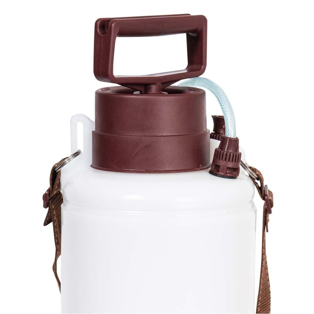 ALSANIDI, Portable Bidet for Outdoor Trips, Brown*White, capacity 5 L