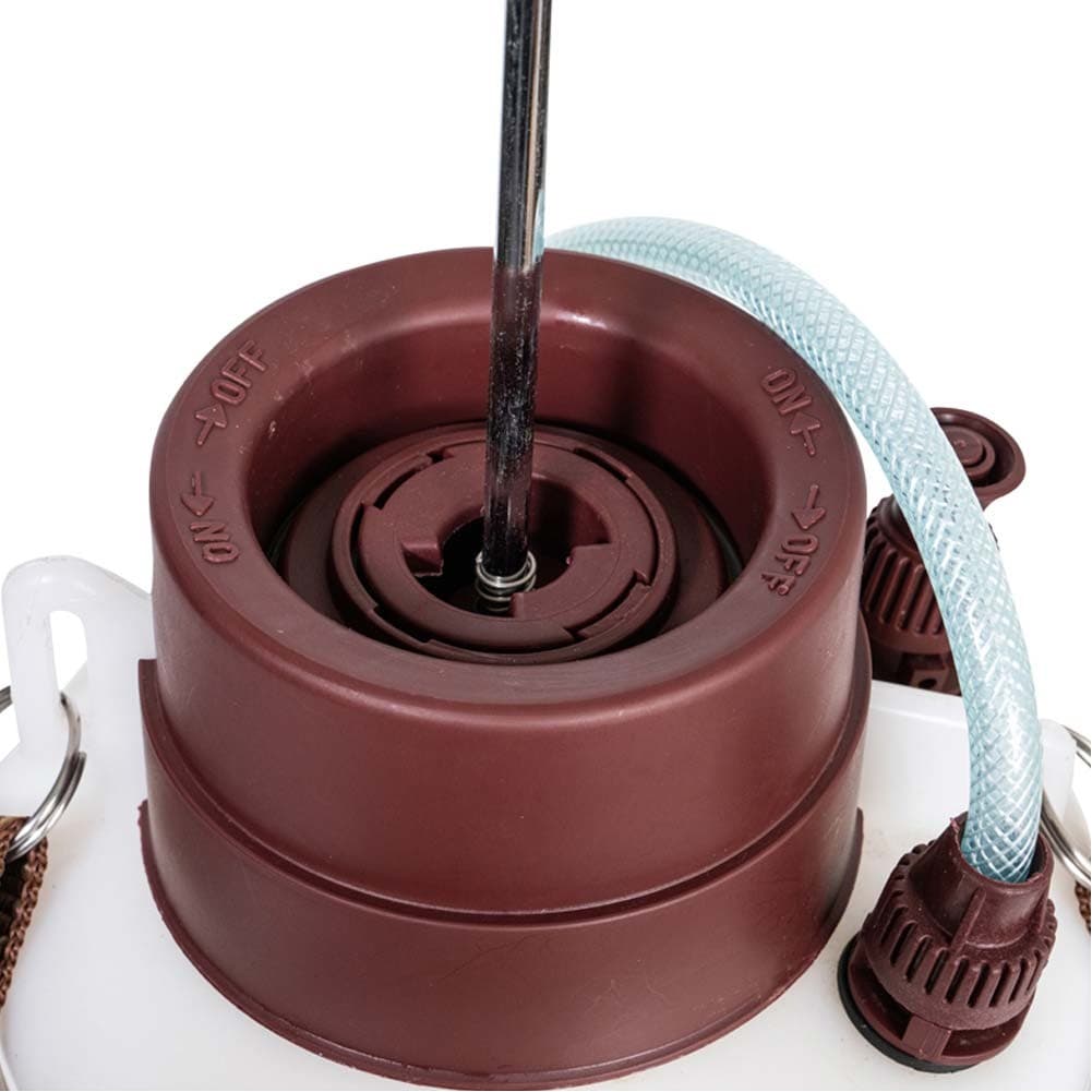ALSANIDI, Portable Bidet for Outdoor Trips, Brown*White, capacity 5 L