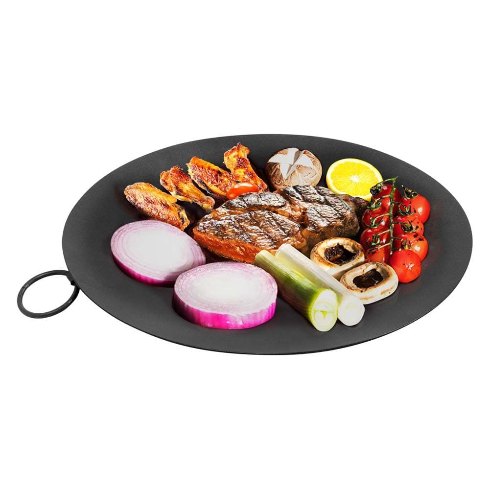 ALSANIDI, Grill pan, Burger Grill Saj, Black, Size 45 Cm