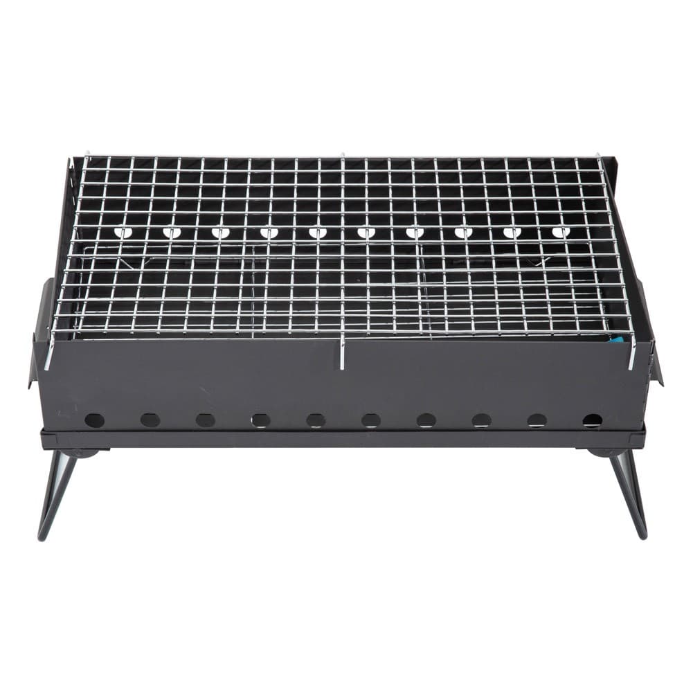 ALSANIDI, Charcoal grill for trips, Portable Charcoal Grill, Black, Size 30*55 Cm