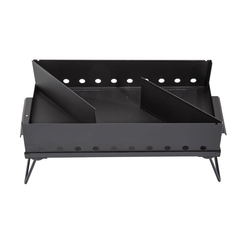 ALSANIDI, Charcoal grill for trips, Portable Charcoal Grill, Black, Size 30*55 Cm