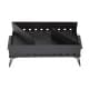 ALSANIDI, Charcoal grill for trips, Portable Charcoal Grill, Black, Size 30*55 Cm