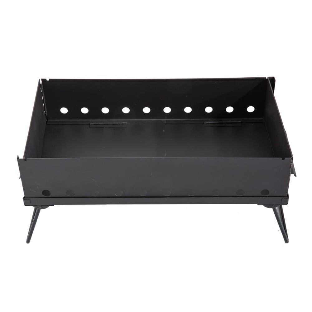 ALSANIDI, Charcoal grill for trips, Portable Charcoal Grill, Black, Size 30*55 Cm