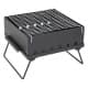 ALSANIDI, Charcoal grill for trips, Portable Charcoal Grill, Black, Size 34*34 Cm