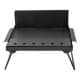 ALSANIDI, Charcoal grill for trips, Portable Charcoal Grill, Black, Size 34*34 Cm