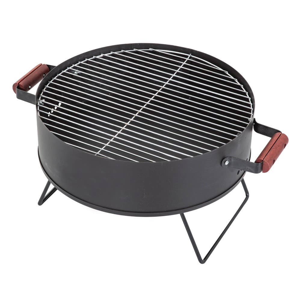 ALSANIDI, Charcoal grill for trips, Portable Charcoal Grill, Black, Size 28*13 Cm