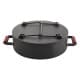 ALSANIDI, Charcoal grill for trips, Portable Charcoal Grill, Black, Size 28*13 Cm