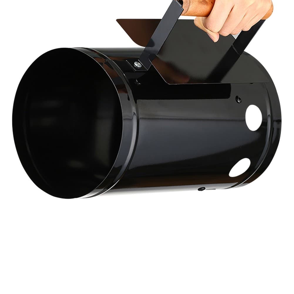 ALSANIDI, Charcoal and Firewood Torch, Chef cooking stove burners, Black, Size 27.5*17 Cm