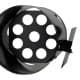ALSANIDI, Charcoal and Firewood Torch, Chef cooking stove burners, Black, Size 27.5*17 Cm