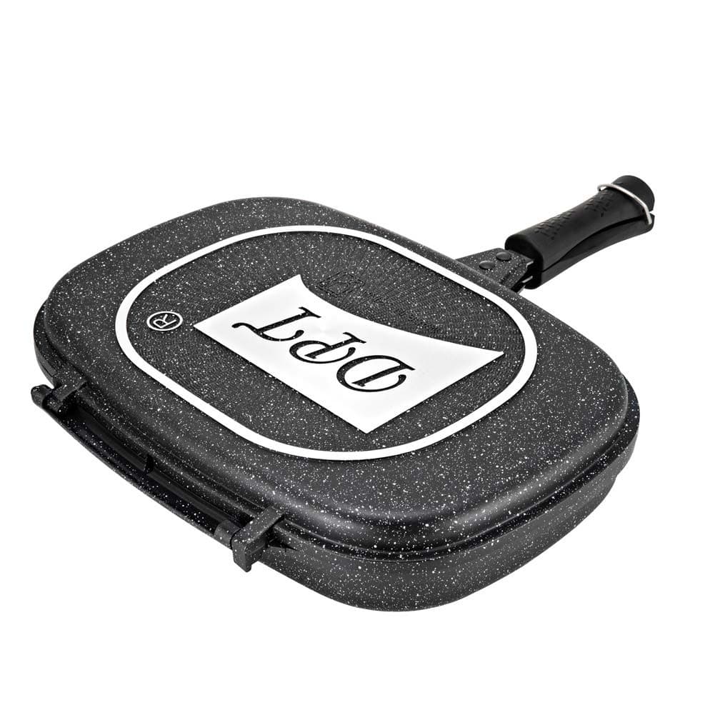 DPT, Double pan, Double grill pan, Black, Size 25.5*32 Cm