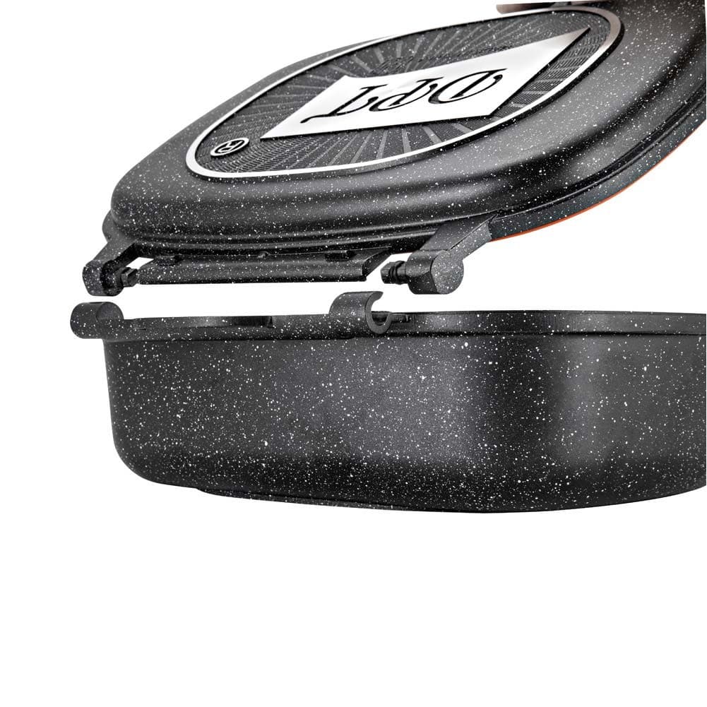 DPT, Double pan, Double grill pan, Black, Size 29.5*42 Cm