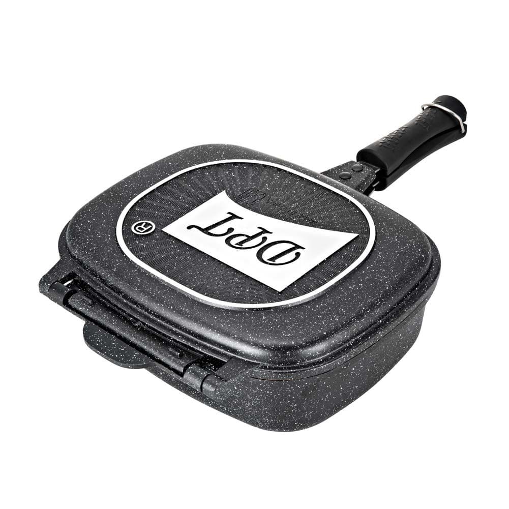 DPT, Double pan, Double grill pan, Black, Size 29.5*42 Cm