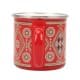 ALSANIDI, Najdi inscription cup, Coffee cup for trips and travel, Red, capacity 350 ml
